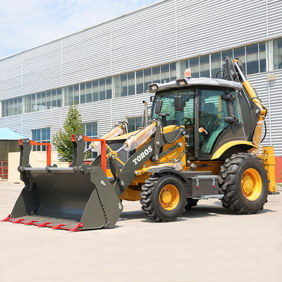 1m3 Bucket Backhoe Loader Machine voor bouwwerk Gebruikersvriendelijk