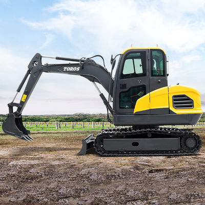 Powerful 1.2Ton Mini Hydraulic Excavator With 1200mm Track Length