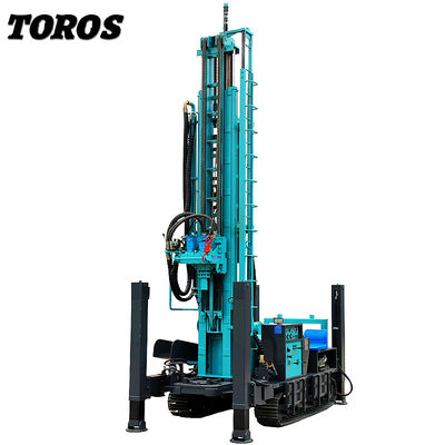 Steel Crawler Deep Water Well Drill Rigs With Diesel Power Oil High Performance