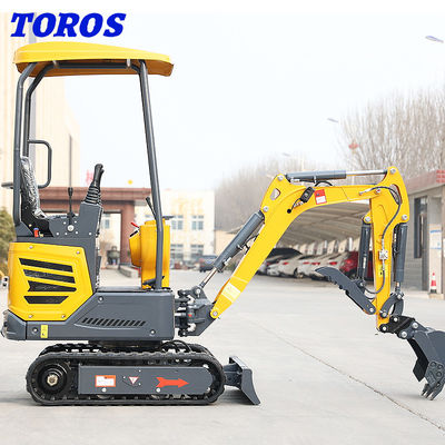 930mm Chassis Width 1200kg Mini Crawler Excavator For Light Construction