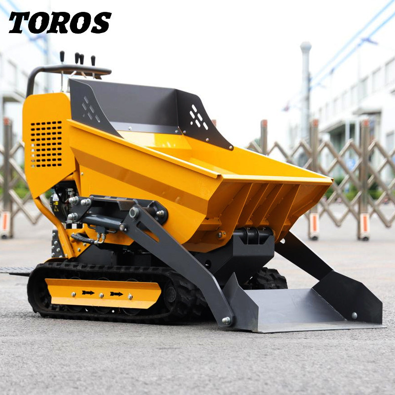 Steel Aluminum Body Mini Dumper 500kg For Narrow Spaces High Stability