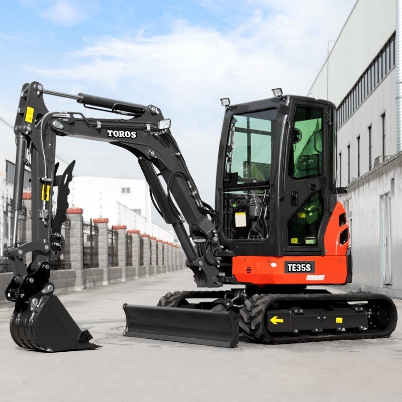 Toros  3.5 Ton Mini Excavator With Kubota Engine Micro Digger Mult Functions bagger