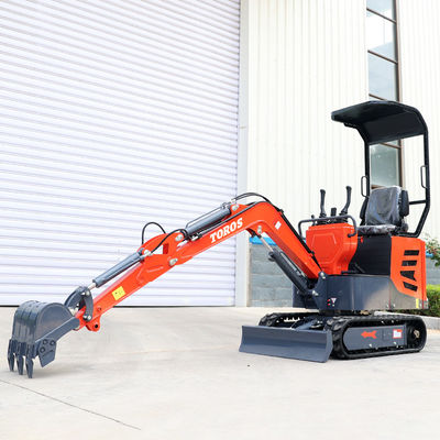 Multifunktioneel Toros mini graafmachine 1 ton micro graver met Koop motor