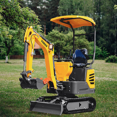 Groen 1,2t Diesel mini graafmachine