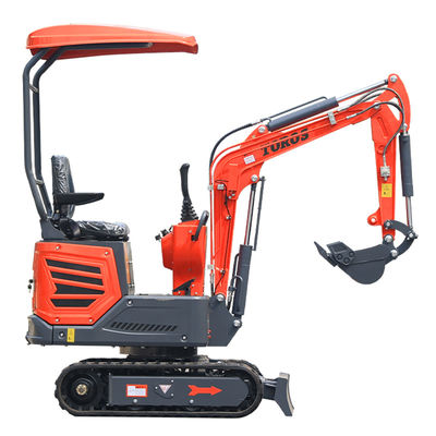 1.2 ton Dieselmotor Toros mini graafmachine 22MPa werkdruk