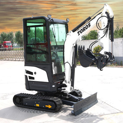 11.8KW 2600rpm Kleine Graafmachine van het 1,8 Ton Minigraafwerktuig voor Landbouwbedrijf