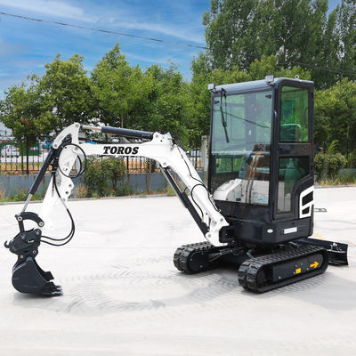 11.8KW 2600rpm Kleine Graafmachine van het 1,8 Ton Minigraafwerktuig voor Landbouwbedrijf