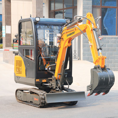 EURO 5 2 ton mini graafmachine kleine huishoudelijke graafmachine laag verbruik
