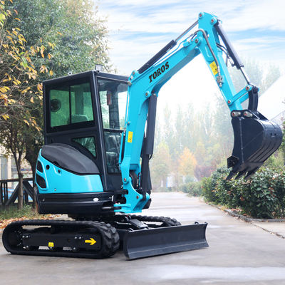 Crawler Toros mini graafmachine 2,6 ton kleine graafmachine voor wegreparatie