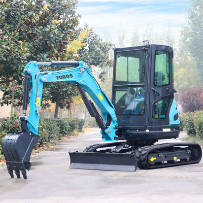 Crawler Toros mini graafmachine 2,6 ton kleine graafmachine voor wegreparatie