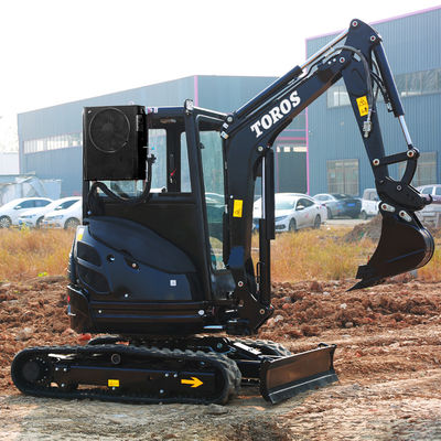 Crawler Toros mini graafmachine 2,6 ton kleine graafmachine voor wegreparatie