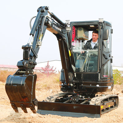 Crawler Toros mini graafmachine 2,6 ton kleine graafmachine voor wegreparatie