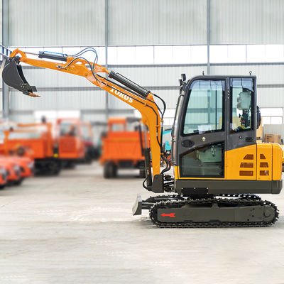 Bouwterrein 3 ton Toros mini graafmachine