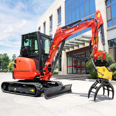 Toros 3,5 ton Mini Digger Minibagger Compacte graafmachine