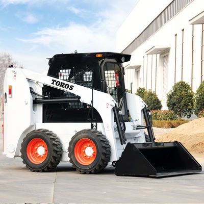 1 ton Mini Skidsteer Loader Kleine Skid Loader Makkelijk te gebruiken Eenvoudige bediening