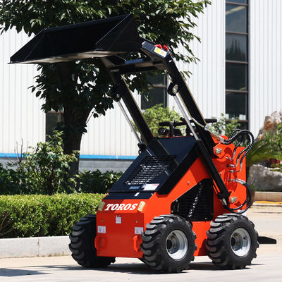 Multifunctionele Mini Skid Steer Loader 60-70In Hoogte Hoge prestaties