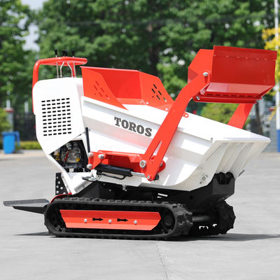 Robuuste constructie Mini Crawler Dumper met pneumatische / solide banden