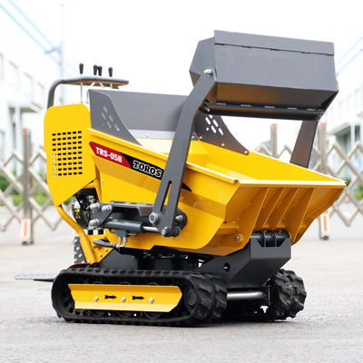 Robuuste constructie Mini Crawler Dumper met pneumatische / solide banden