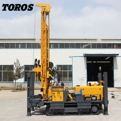 YUCHAI Motor 85KW Waterput Boor Rig Staal Crawler Type