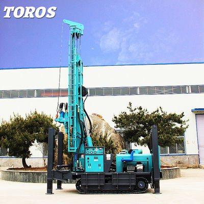 YUCHAI Motor Diesel aangedreven 300 mm waterput boormachine 7000 kg Gewicht