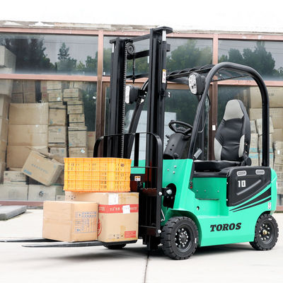 3 ton batterij aangedreven vorklift elektrisch bereik vrachtwagen geautomatiseerd