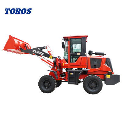 Verscheidene doeleinden Compact Front End Wheel Loader Machine Met 0,5m2 Bucket