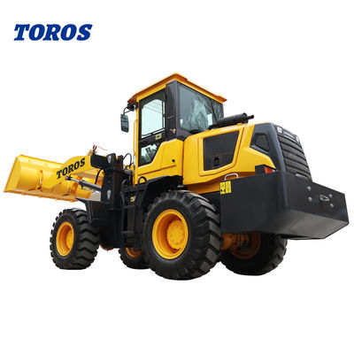Verscheidene doeleinden Compact Front End Wheel Loader Machine Met 0,5m2 Bucket
