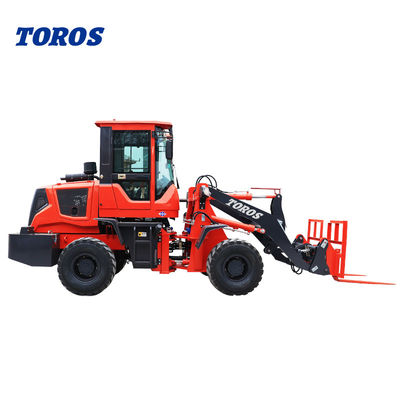 Verscheidene doeleinden Compact Front End Wheel Loader Machine Met 0,5m2 Bucket