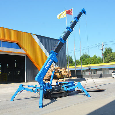 Goedkeuring door de EPA Kleine 3 ton spinnekraan 5 ton kruiperkraan Boom Lift