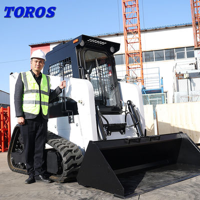 Mini-hydraulische 1 ton wiellader voor wegwerken met hoge prestaties