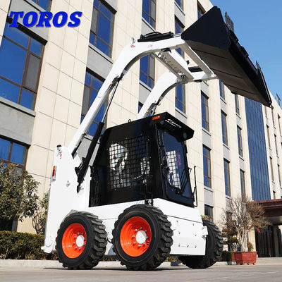 1 ton Mini Skidsteer Loader Kleine Skid Loader Makkelijk te gebruiken Eenvoudige bediening