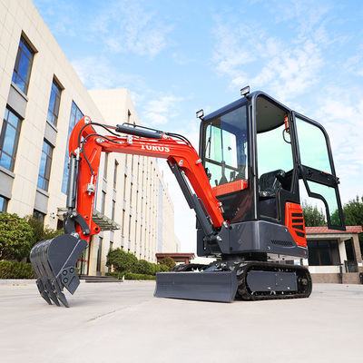 Verstelbare snelheid Mini Crawler Excavator 1.2T voor kleine projecten