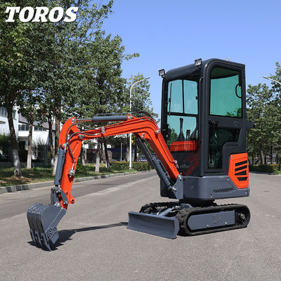 Gemeentelijke werken Een ton mini-graafmachine mini-graafmachine met 180 mm spoor
