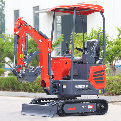 Gemeentelijke werken Een ton mini-graafmachine mini-graafmachine met 180 mm spoor
