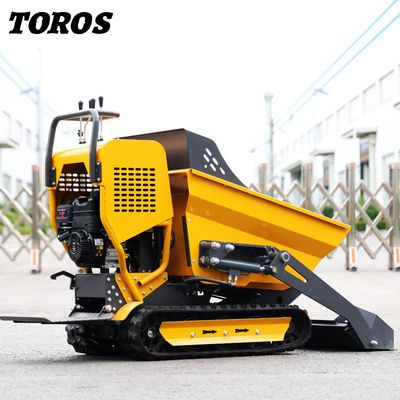 Gele 15-20 ton traceerbare mini dumper met lucht / hydraulische remmen
