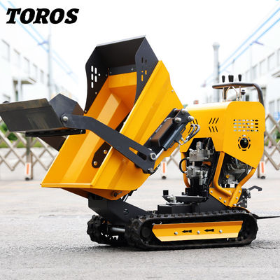 Voorste laadstand Op Diesel Mini Crawler Dumper 200 pk-400 pk Vermogen