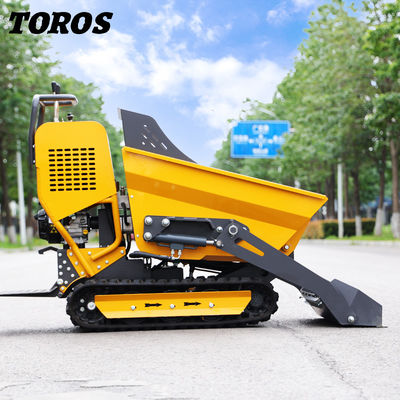 200-400 pk Diesel Mini Dumper Truck met blad / luchtvering