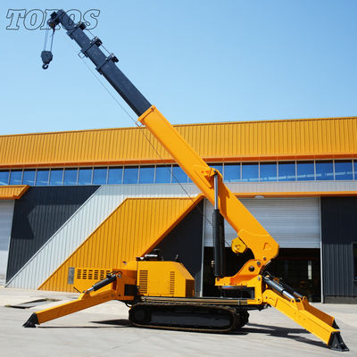 Aanpasbare kleine spin kraan 3t Mini Crawler kraan 16,8m Span