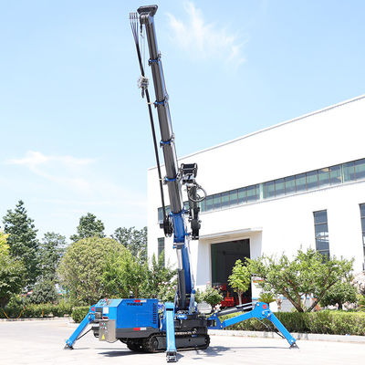 Aanpasbare kleine spin kraan 3t Mini Crawler kraan 16,8m Span