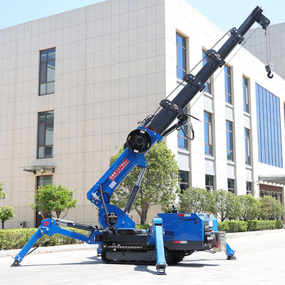 Aanpasbare kleine spin kraan 3t Mini Crawler kraan 16,8m Span