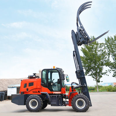 Gesloten Diesel 4wd Rough Terrain Vorklift Heavy Duty Power Source