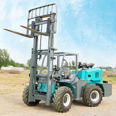 Dieselaangedreven 3.5-5.0ton vierwielaandrijving vorkheftruck