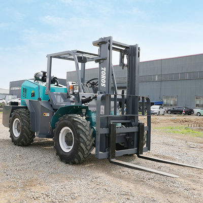 Dieselaangedreven 3.5-5.0ton vierwielaandrijving vorkheftruck