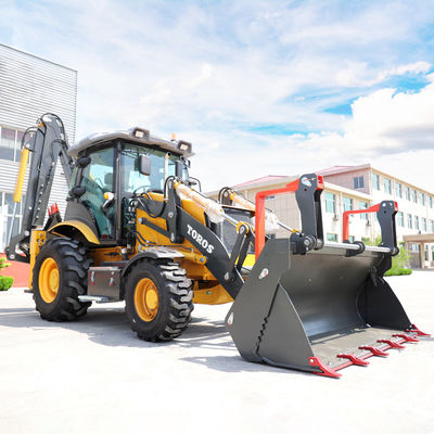 Grote bouwmachine voor het laden van boorboten