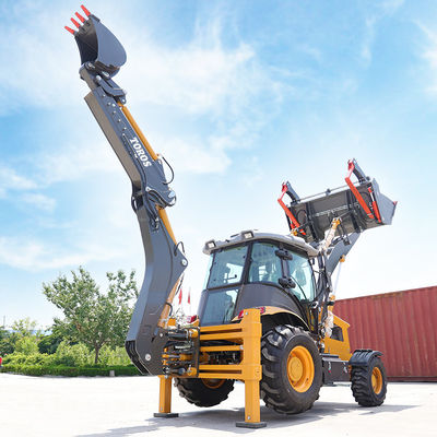 Grote bouwmachine voor het laden van boorboten