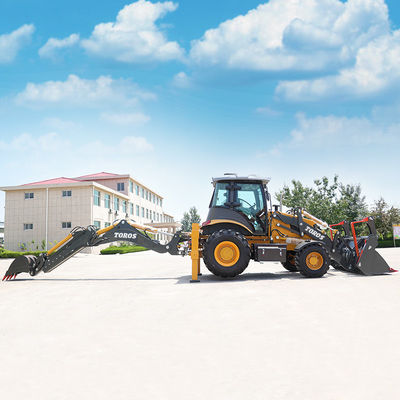 Grote bouwmachine voor het laden van boorboten