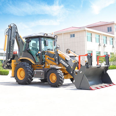 2.5ton Compact Backhoe Loader Machine Uitgerust Met Verscheidene Aanhangsels