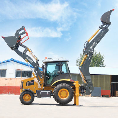 Graaflaadmachine op wielen van 2500 kg