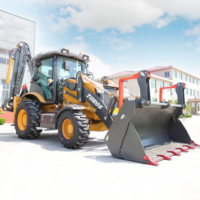 1m3 Bucket Backhoe Loader Machine voor bouwwerk Gebruikersvriendelijk