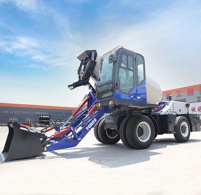 Multifunktioneel betonmengtruck met een vermogen van 3-6 m3